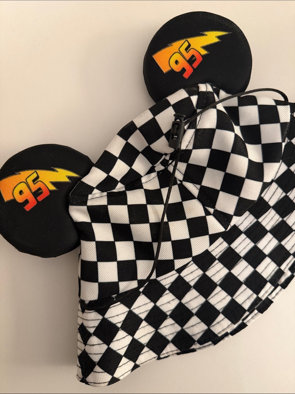 Disney Cars Infant Bucket Hat - Lightning McQueen Ears - Picture 4 of 4
